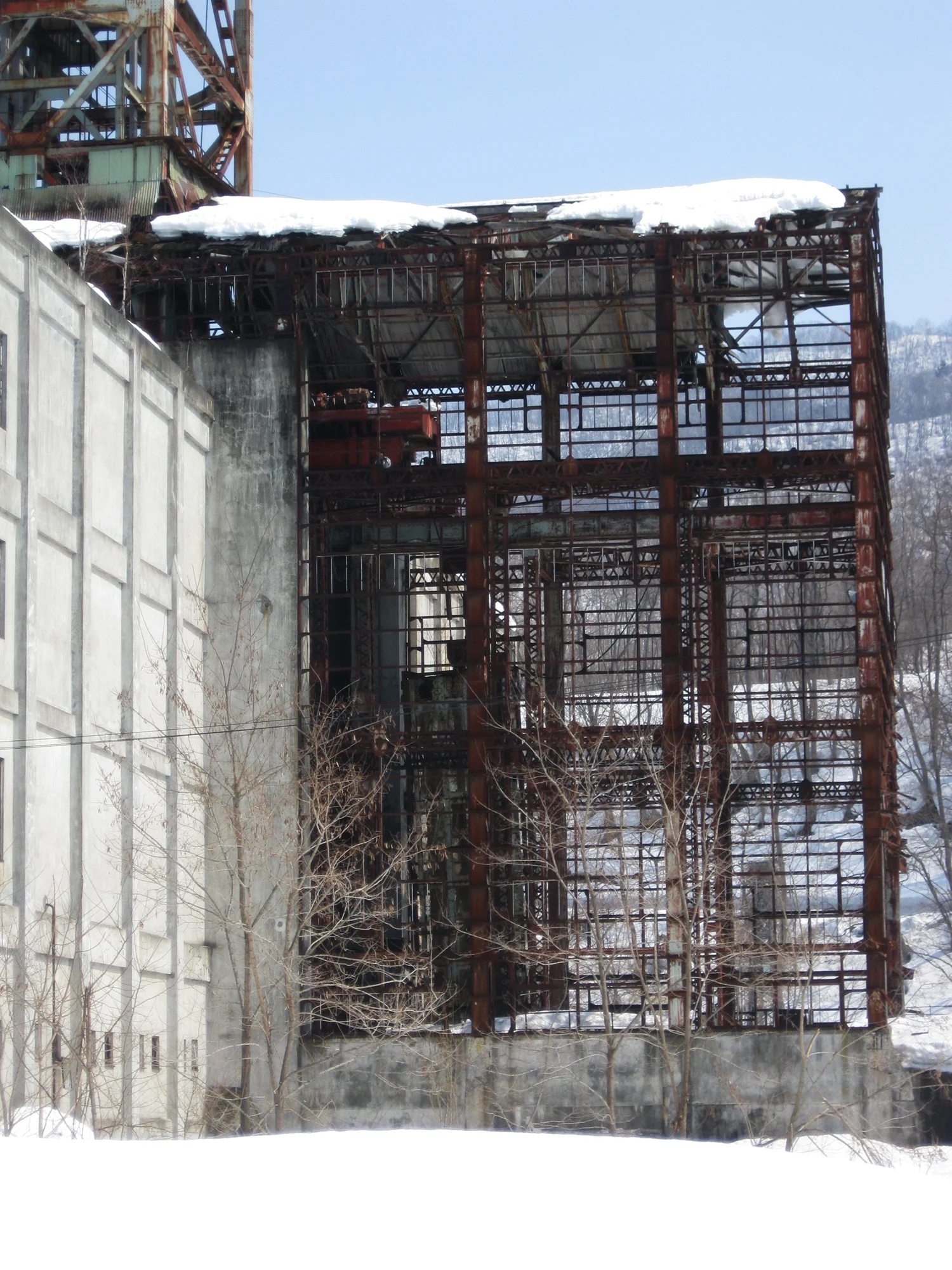 Sumitomo Ponbetsu Coal Mine Headframe