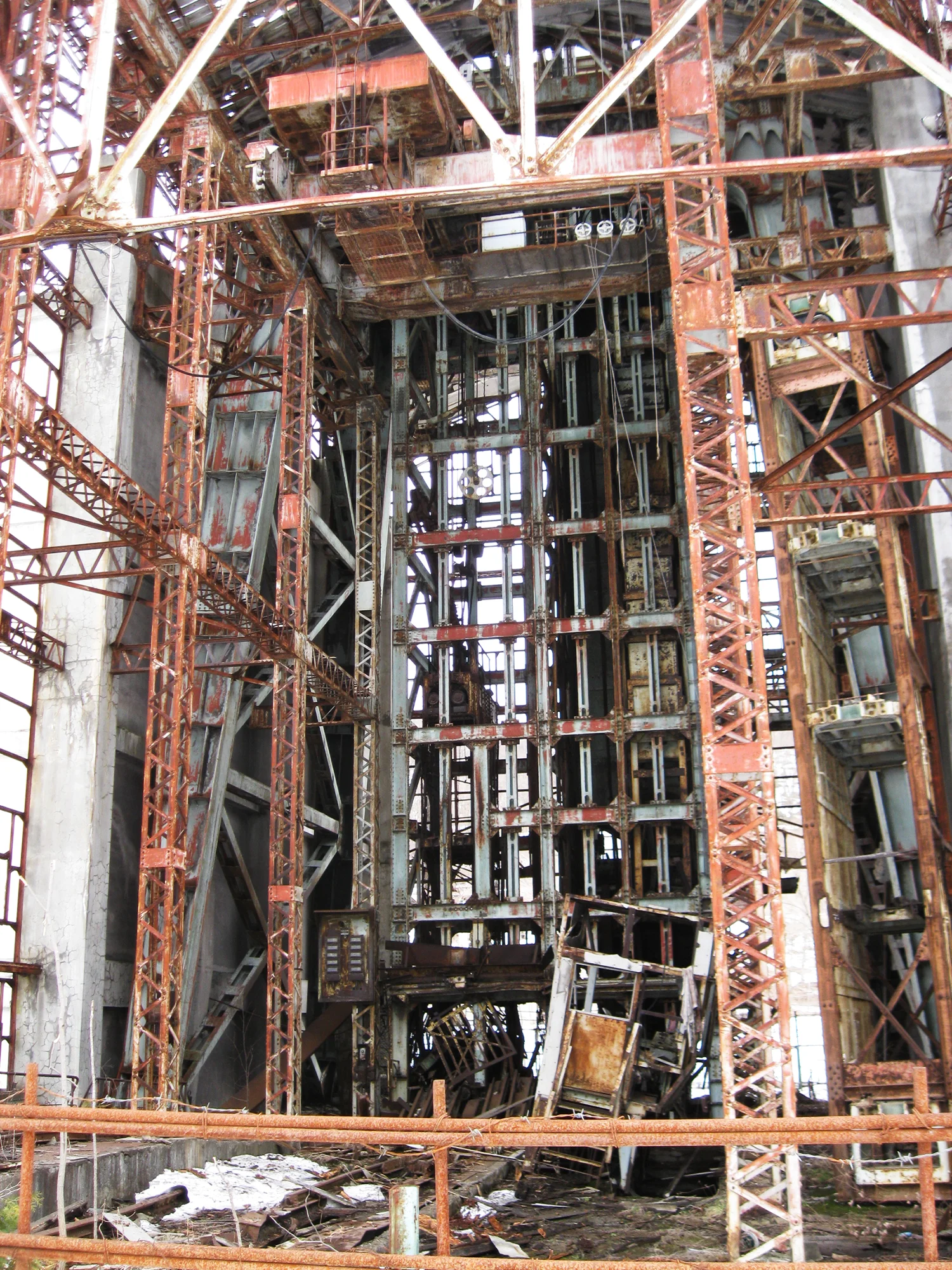 Sumitomo Ponbetsu Coal Mine Headframe